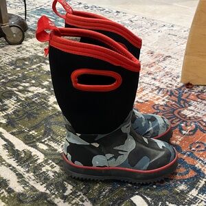 DSG Red and Black Camouflage Boots